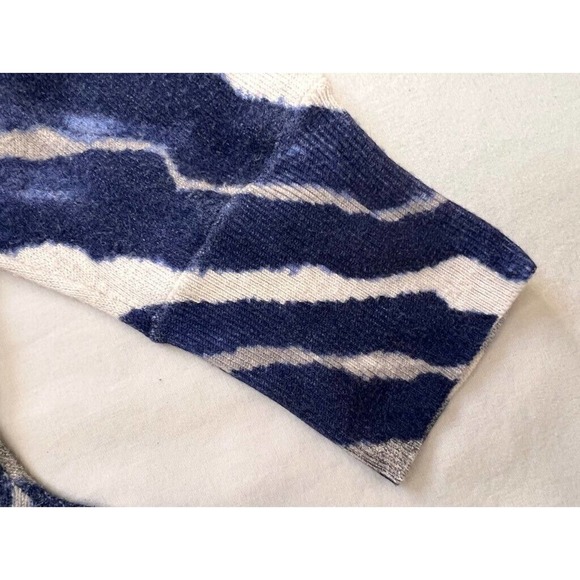 Chicos‎ Womens Tunic Sweater Blue Stripe Long Sleeve Scoop Neck Pullover S - Picture 7 of 9